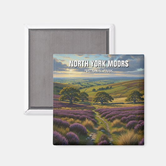North York Moors National Park England マグネット (正面/裏面)