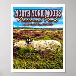 NORTH YORK MOORS NATIONAL PARK - NORTH YORKSHIRE ポスター