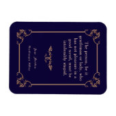 Northanger Abbey Jane Austen Regency Book Quote マグネット (横)