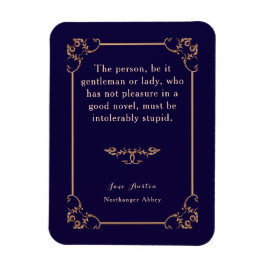 Northanger Abbey Jane Austen Regency Book Quote マグネット