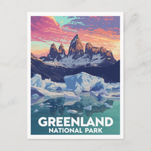 Northeast Greenland National Park ポストカード (正面)