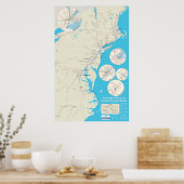 Northeast Rail Mapバージョン1.0 ポスター (キッチン)