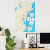 Northeast Rail Mapバージョン2.1 - 2014年12月29日 ポスター (ホームオフィス)