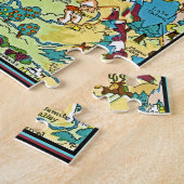 Northern California Pictorial Map ジグソーパズル (側面)