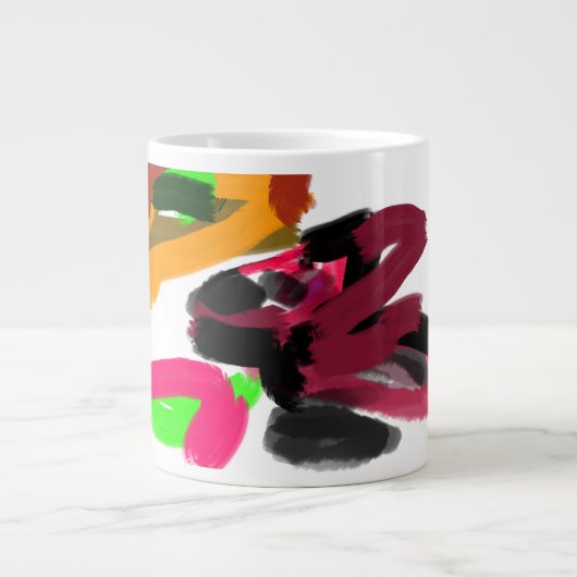  Northern Cardinal  autumn ジャンボコーヒーマグカップ (正面)