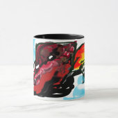 Northern Cardinal  Autumn joy マグカップ (中央)