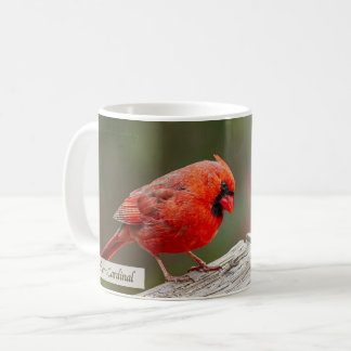 Northern Cardinal Psalm 145:14 KJV コーヒーマグカップ