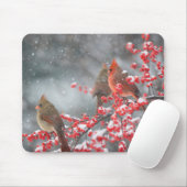 Northern Cardinals | Marion, Illinois マウスパッド (マウス)