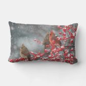 Northern Cardinals | Marion, Illinois ランバークッション (裏面)