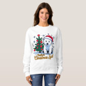 Northern Christmas Spirit & Canadian Christmas スウェットシャツ (正面フル)