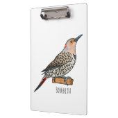 Northern flicker bird cartoon illustration  クリップボード (左)