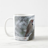Northern Flicker Isaiah 1:18 KJV コーヒーマグカップ (左)