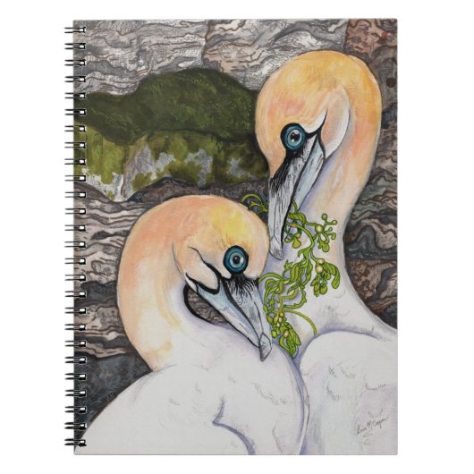 Northern Gannet 鳥観察ノートブック ノートブック (正面)
