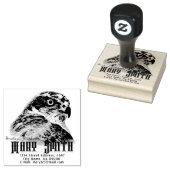 Northern Goshawk ラバースタンプ (押印)