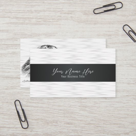 Northern Goshawk 名刺 (正面/裏面インサイチュ)