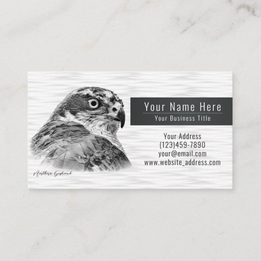 Northern Goshawk 名刺 (裏面)