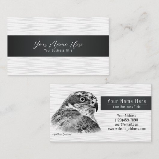 Northern Goshawk 名刺 (正面/裏面)