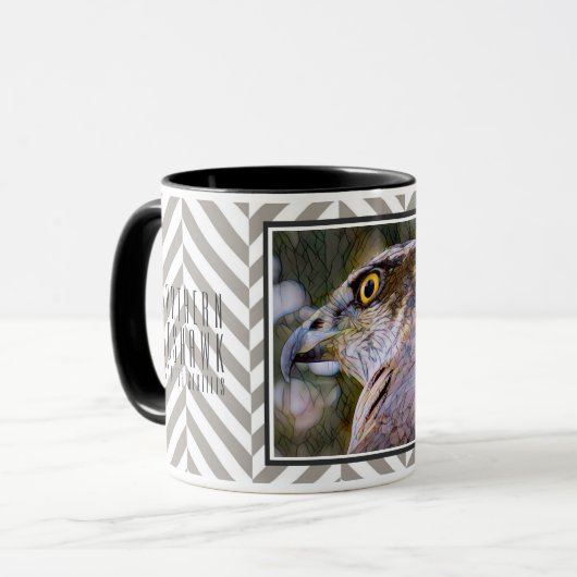 Northern Goshawk［Combo Mug］ マグカップ (正面左)