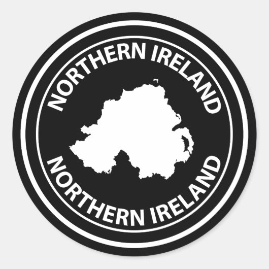 Northern Ireland ラウンドシール (正面)