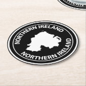 Northern Ireland ラウンドペーパーコースター (アングル)