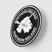 Northern Ireland ラウンド壁時計 (傾斜)