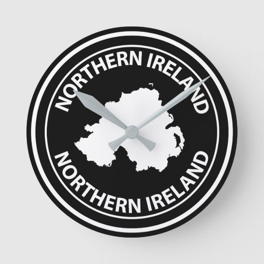 Northern Ireland ラウンド壁時計 (正面)