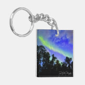 Northern Lightアクリルのキーチェーン両面 キーホルダー (正面左)