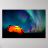 Northern light Borealis Norway by healing love ポスター (正面)