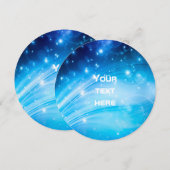 Northern Light Stars blue +テキストとアイディア (正面/裏面)