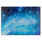 Northern Light Stars blue +テキストとアイディア カッティングボード (正面)