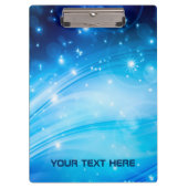 Northern Light Stars blue +テキストとアイディア クリップボード (正面)