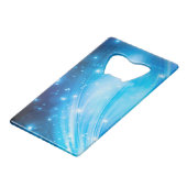 Northern Light Stars blue +テキストとアイディア クレジットカード栓抜き (裏面アングル)