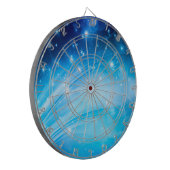 Northern Light Stars blue +テキストとアイディア ダーツボード (正面左)