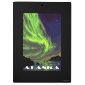 Northern Lightsおよびシャチのヴィンテージ旅行 クリップボード (裏面)