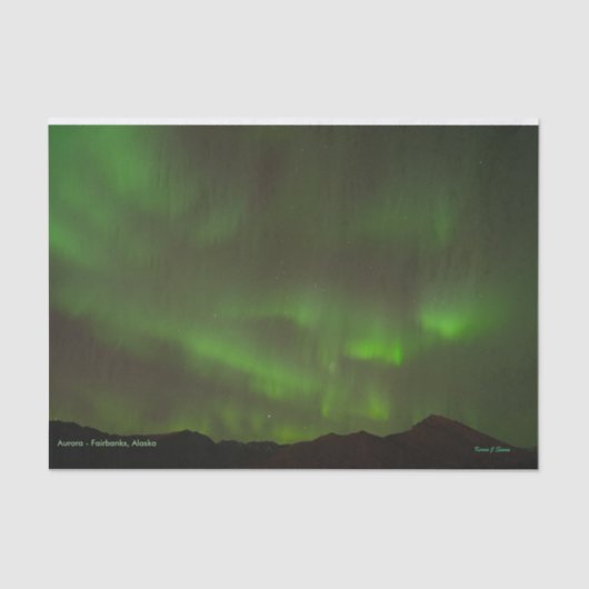 Northern Lightsのティッシュペーパー 薄葉紙 (正面)
