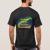 Northern Lightsのワスレグサのワイシャツ Tシャツ (裏面)