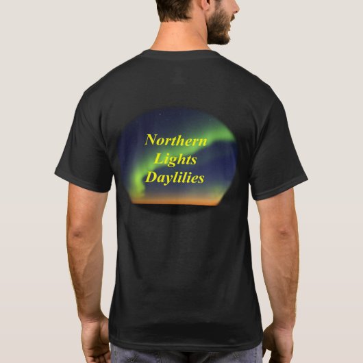 Northern Lightsのワスレグサのワイシャツ Tシャツ (裏面)