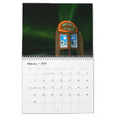 Northern Lightsの壁掛けカレンダー カレンダー (2月 2027)