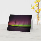 Northern Lightsの挨拶状 カード (黄色い花)