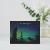 Northern Lightsカラフル Skyはがき ポストカード (スタンド正面)