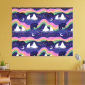 Northern Lightsキャンバス印刷 キャンバスプリント (インサイチュ (リビング))