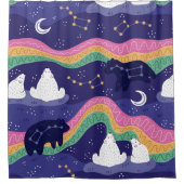 Northern Lightsシャワーカーテン シャワーカーテン (正面)