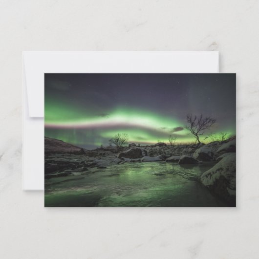 Northern Lightsフォトカード (正面)