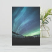 Northern Lightsフォトカード セーブザデート (スタンド正面)