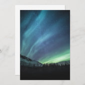 Northern Lightsフォトカード セーブザデート (正面/裏面)