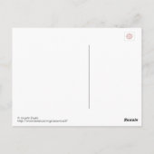 Northern Lightsラインのはがき ポストカード (裏面)