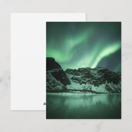 Northern Lights写真 シーズンカード (正面/裏面)