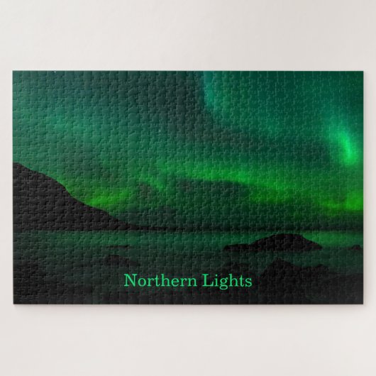 Northern Lights写真 ジグソーパズル (横)