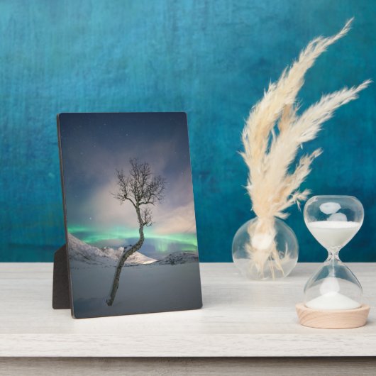 Northern Lights写真 フォトプラーク (側面)