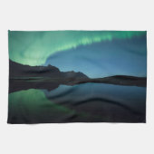 Northern Lights反射 キッチンタオル (横)